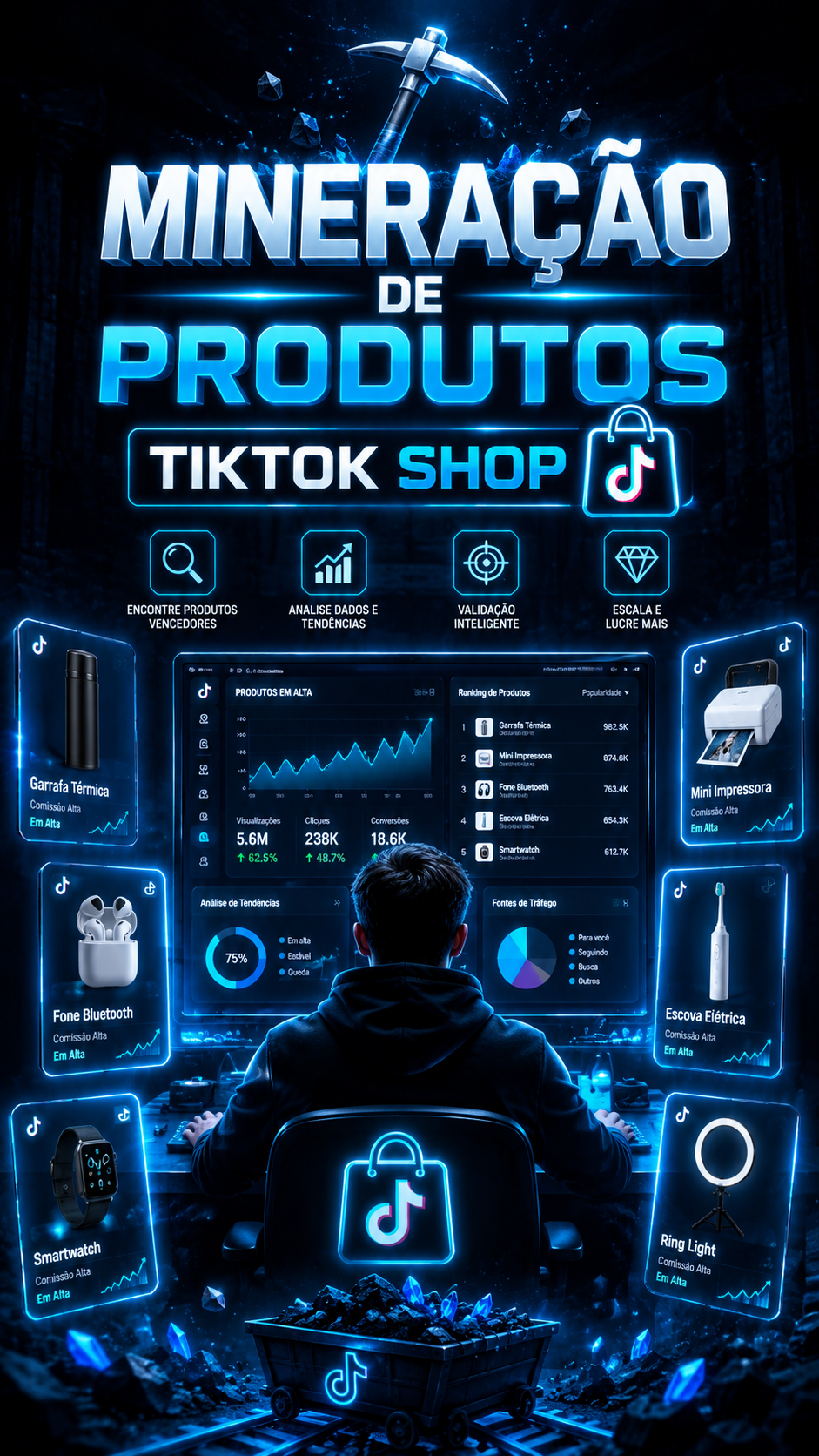 7 minerando produtos